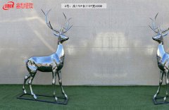不锈钢玻璃钢动物雕塑